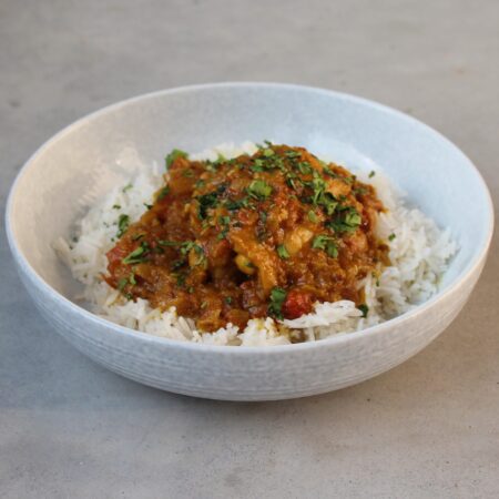 Indiase curry met kippendij uit Punjab
